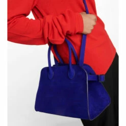 The Row Margaux Suede Tote Bag