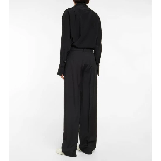 The Row Marce Wool-blend High-rise Pants - Image 2