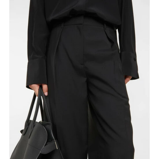 The Row Marce Wool-blend High-rise Pants - Image 3