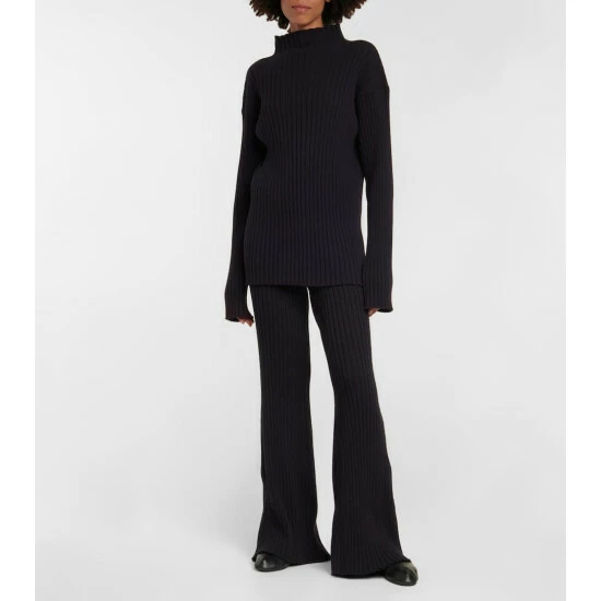 The Row Bija Cashmere Flared Pants