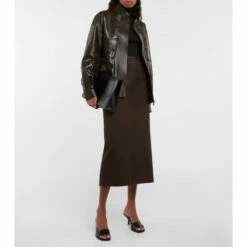 The Row Lauren Leather Mules