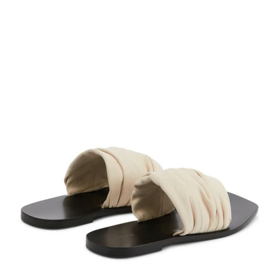 The Row Drape Leather Sandals - Image 2
