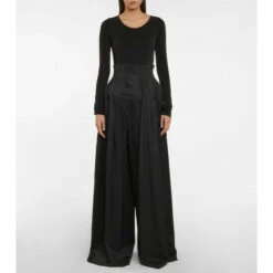 The Row Trude High-rise Wide-leg Pants