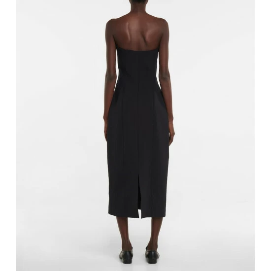 The Row Strapless Midi Dress - Image 2