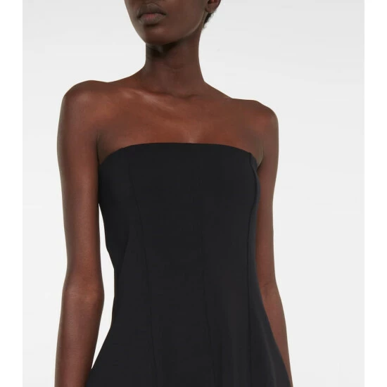 The Row Strapless Midi Dress - Image 3
