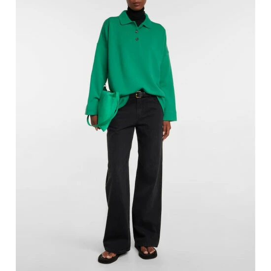 The Row Morgan Large Leather Shoulder Bag - Image 4