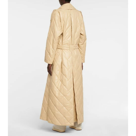 The Row Agathon Quilted Leather Trench Coat - Image 2