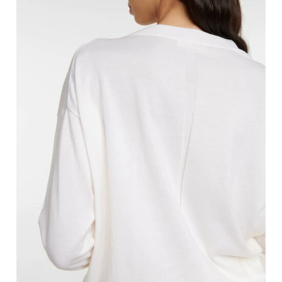 The Row Elston Cotton And Cashmere Sweater - Image 4