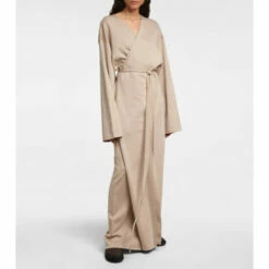 The Row Aras Wrap Maxi Dress