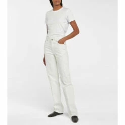 The Row Wesler Cotton Jersey T-shirt