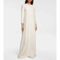 The Row Stefos Wool And Silk Gown