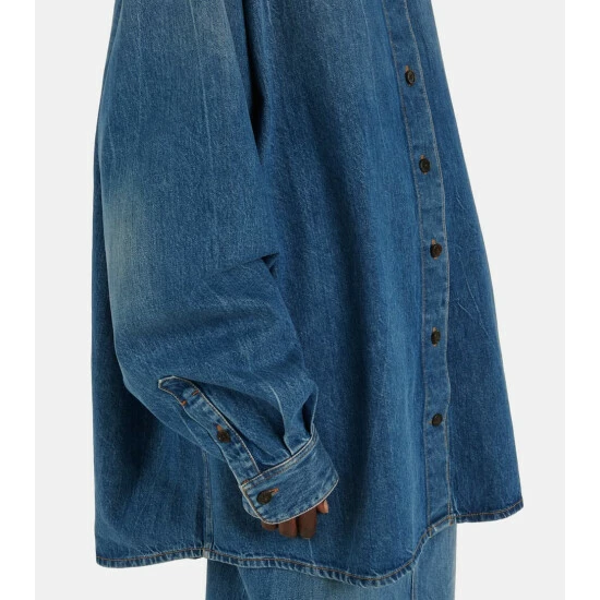 The Row Frannie Denim Shirt - Image 4