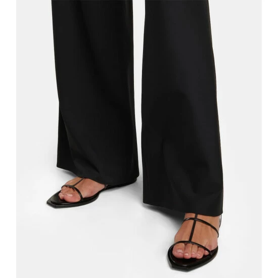 The Row T-Bar Leather Sandals - Image 3