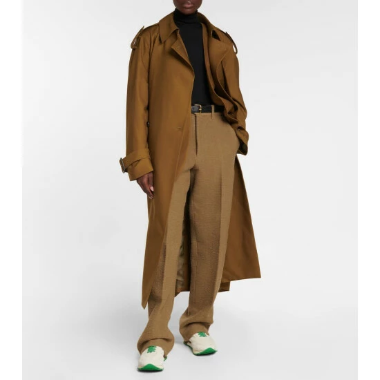 The Row Gustavo High-rise Wool-blend Pants