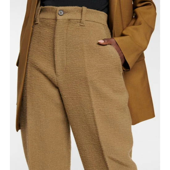 The Row Gustavo High-rise Wool-blend Pants - Image 3
