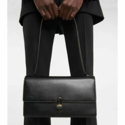 The Row Clea Leather Shoulder Bag