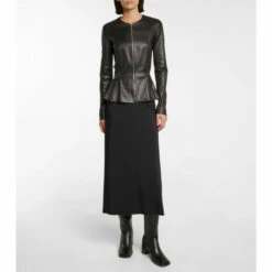 The Row Anasta Leather Jacket