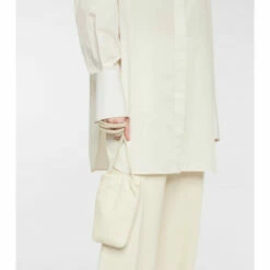 The Row Bourse Leather Phone Pouch