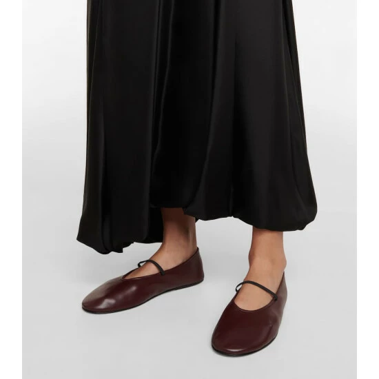 The Row Leather Ballet Flats - Image 3