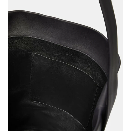 The Row Leo Large Leather Bucket Bag - Image 2