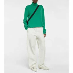 The Row Mary H Leather Sneakers