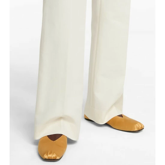 The Row Ballet Satin Ballet Flats - Image 3