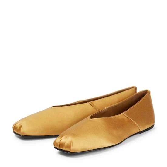 The Row Ballet Satin Ballet Flats - Image 4