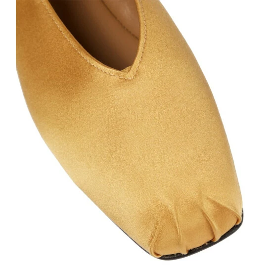 The Row Ballet Satin Ballet Flats - Image 5