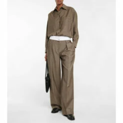 The Row Gilles Wool And Mohair Shirt