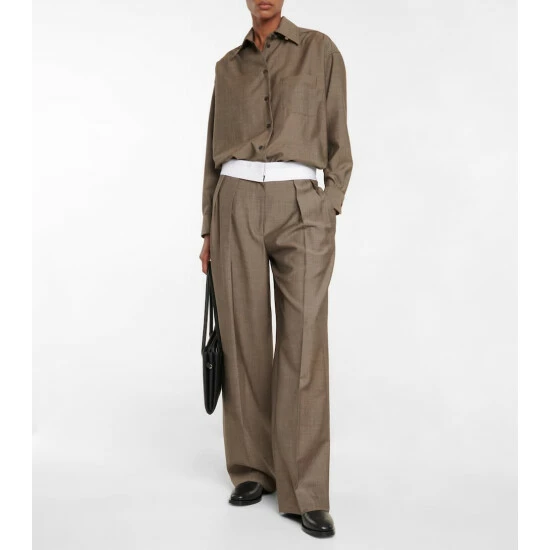 The Row Gilles Wool And Mohair Shirt