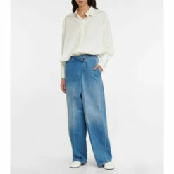 The Row Tunna High-rise Wide-leg Jeans
