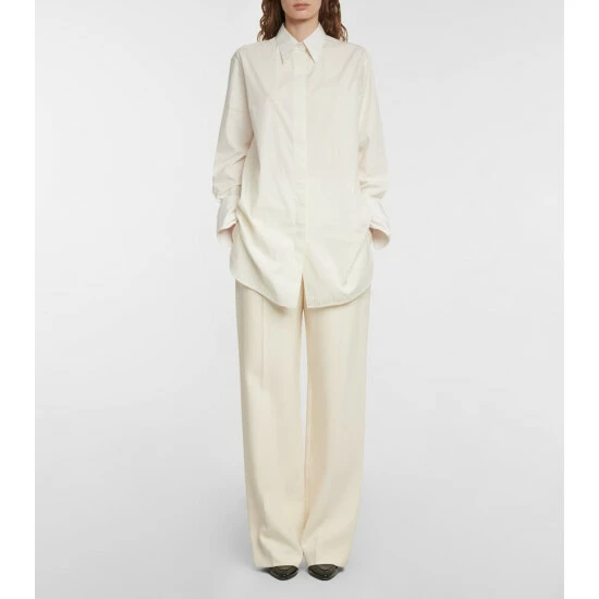 The Row Xime Silk Cady Shirt