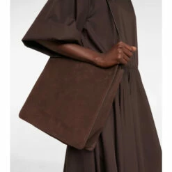 The Row Jules Suede Shoulder Bag