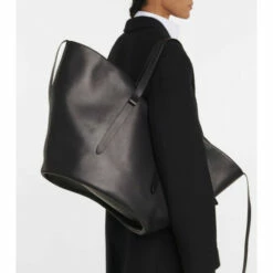 The Row Jasper Large Leather Tote Bag