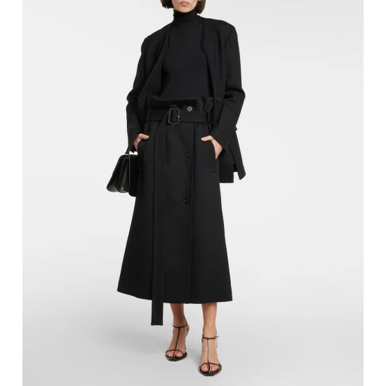 The Row Bento High-rise Midi Skirt