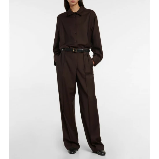 The Row Luka Wool And Mohair Shirt