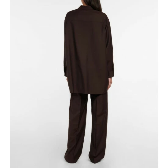 The Row Luka Wool And Mohair Shirt - Image 2