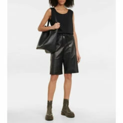 The Row Zipped Boot 1 Leather Ankle Boots