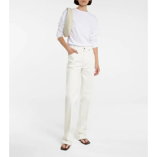 The Row Ciles Cotton Jersey Top