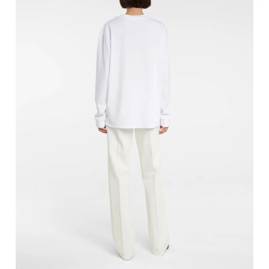 The Row Ciles Cotton Jersey Top - Image 2