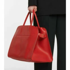 The Row Margaux 17 Leather Tote