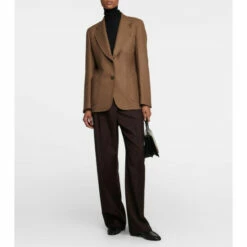 The Row Milto Wool And Silk Blazer