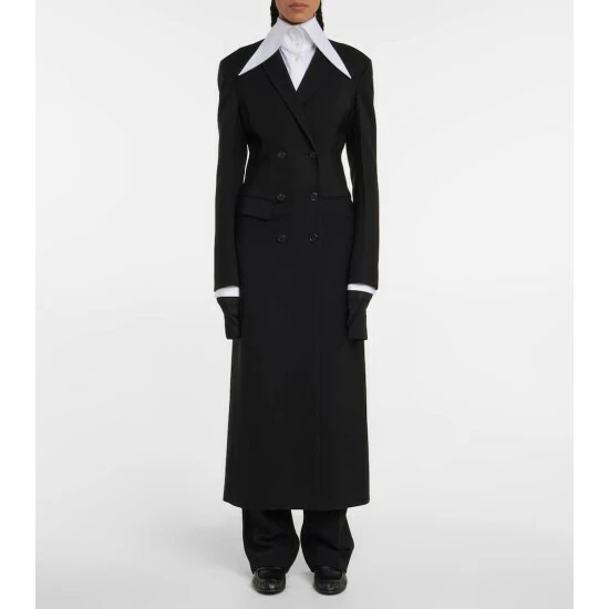 The Row Evy Double-breasted Wool And Mohair Coat