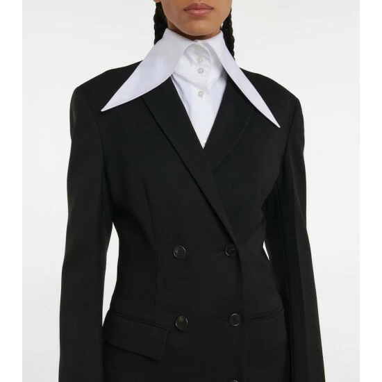 The Row Evy Double-breasted Wool And Mohair Coat - Image 3