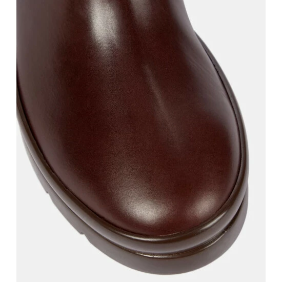 The Row Billie Leather Knee-high Boots - Image 5