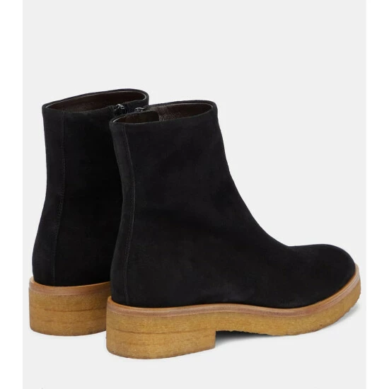 The Row Boris Suede Ankle Boots - Image 2