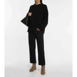 The Row Boris Leather Ankle Boots