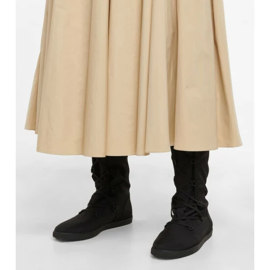 The Row Banana Nylon Lace-up Boots - Image 3