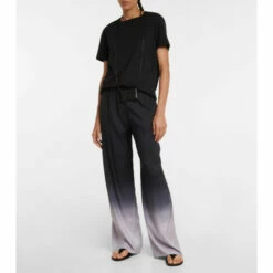The Row Avante Dégradé Silk Crêpe Pants