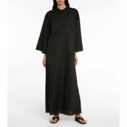 The Row Lanna Cotton Kaftan Maxi Dress